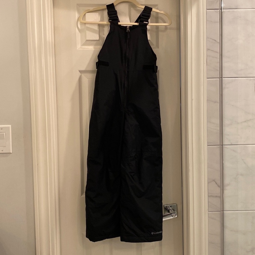 Columbia Kids Small Ski Bibs. Black.